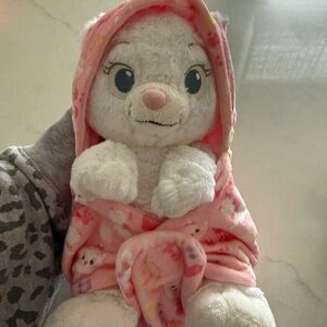 Disney Marie from Aristocrats White and Pink Stuffed Animal